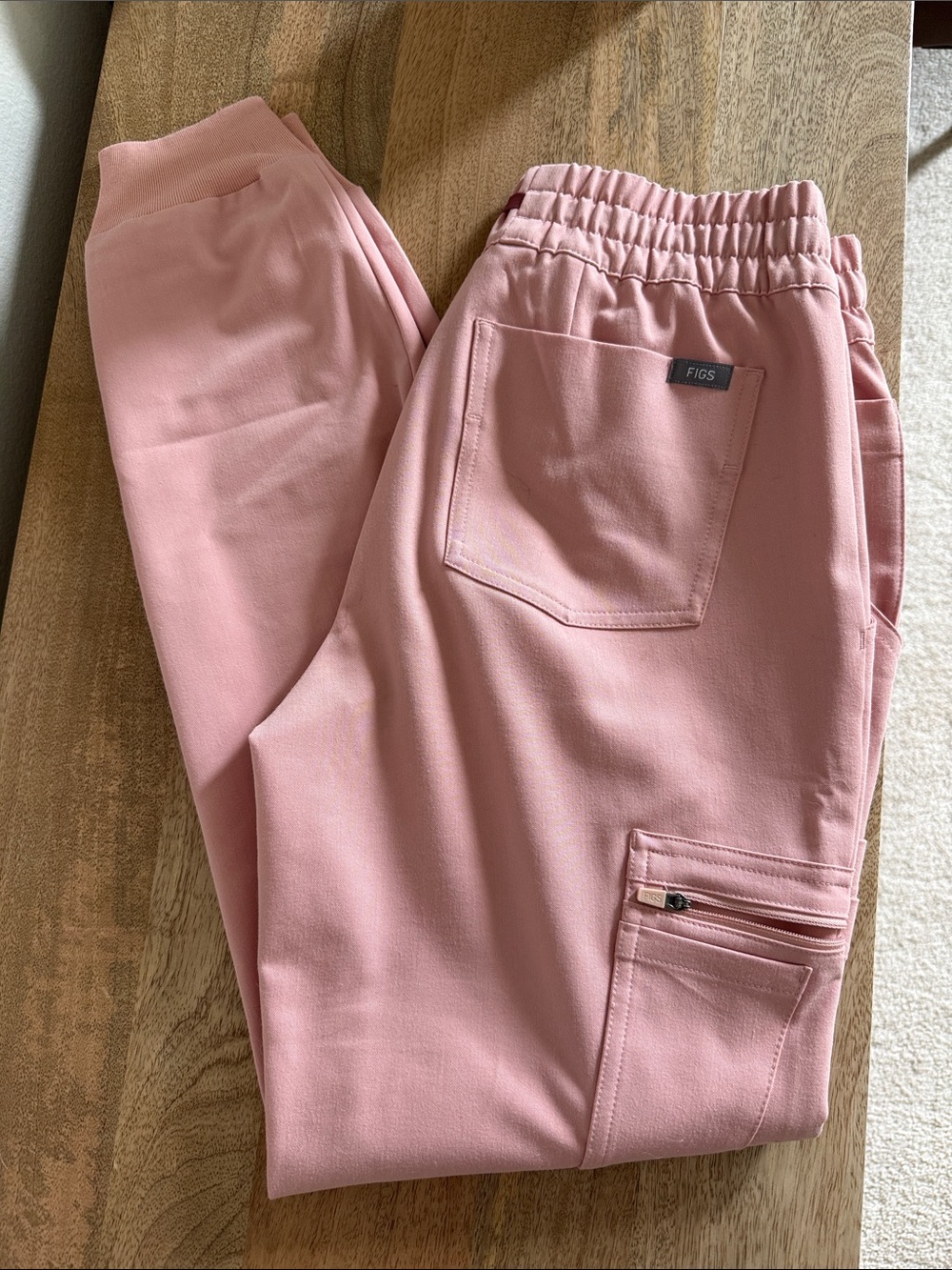 Figs High Waisted Uman Jogger Scrub Pants Pink Sands